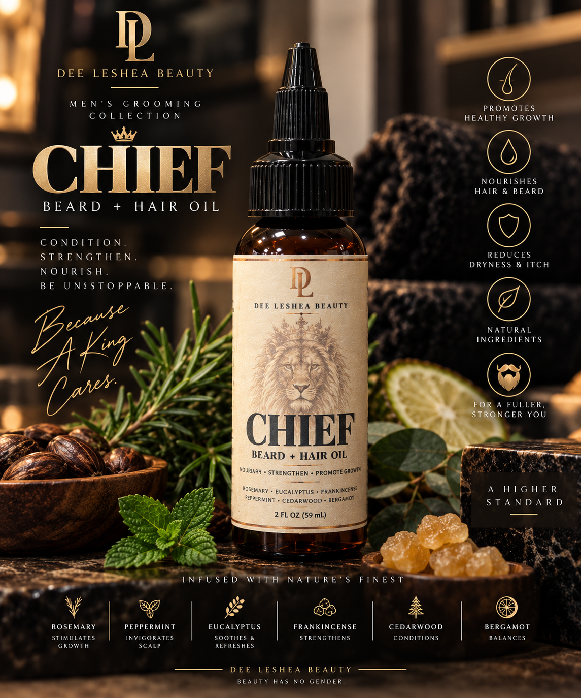 CHIEF Beard Oil | Nourishing & Conditioning Oil