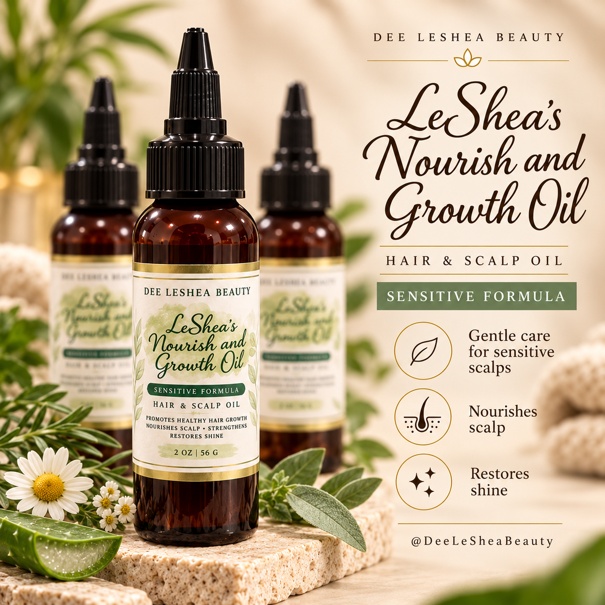 LeShea’s Nourishing Oil -Sensitive Formula